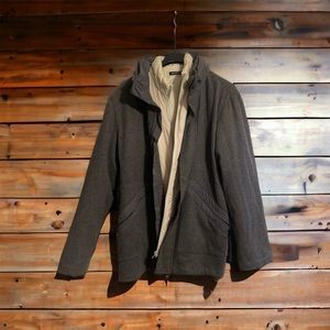 Nautica Men’s Wool Coat with removable liner.